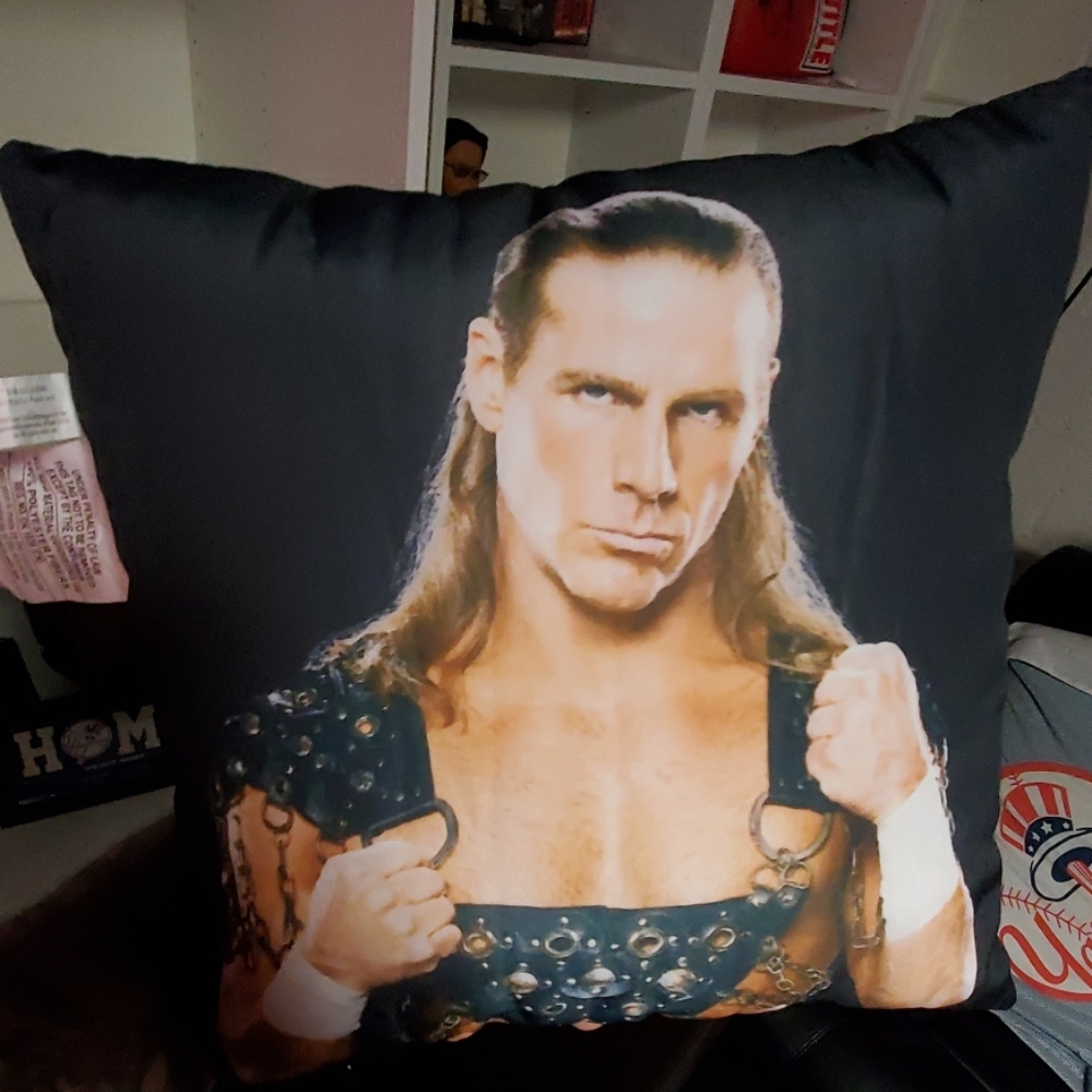 🔥HBK & BRET HART🔥 Limited Edition Pillow